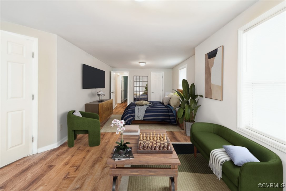 932 Eastern View Road St. Stephens Church, VA 23148 - Photo 6 of 17 a living room with furniture and a flat screen tv