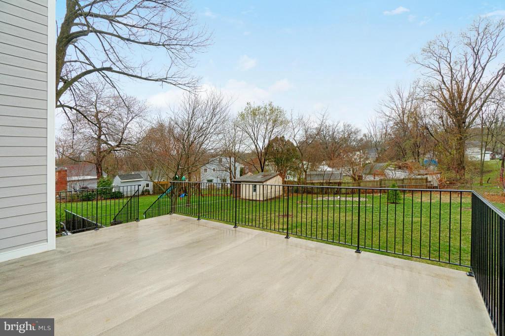1930 Griffith Road Falls Church, VA 22043 - Photo 27 of 30 Poured Concrete Deck off Kitchen