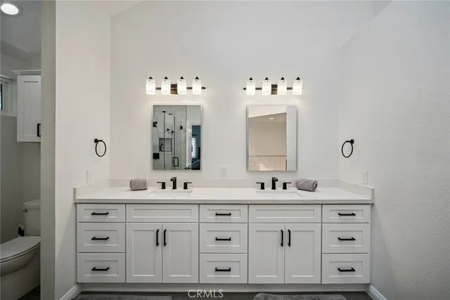 a view of balcony with wooden floor