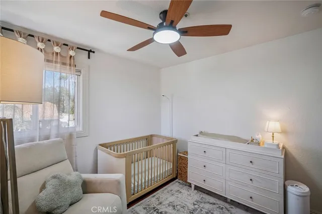 a view of a patio with a yard