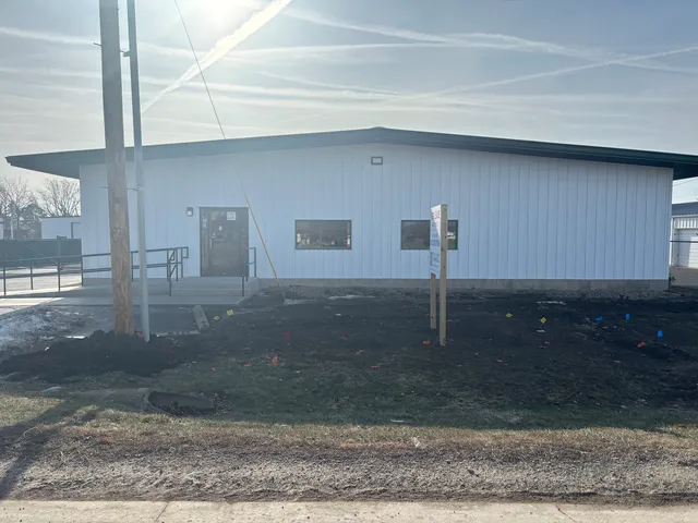 a view of a car garage