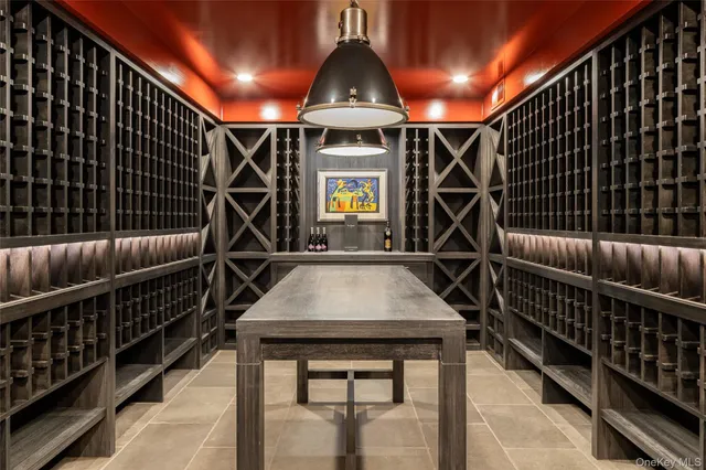 a dinning table with chairs