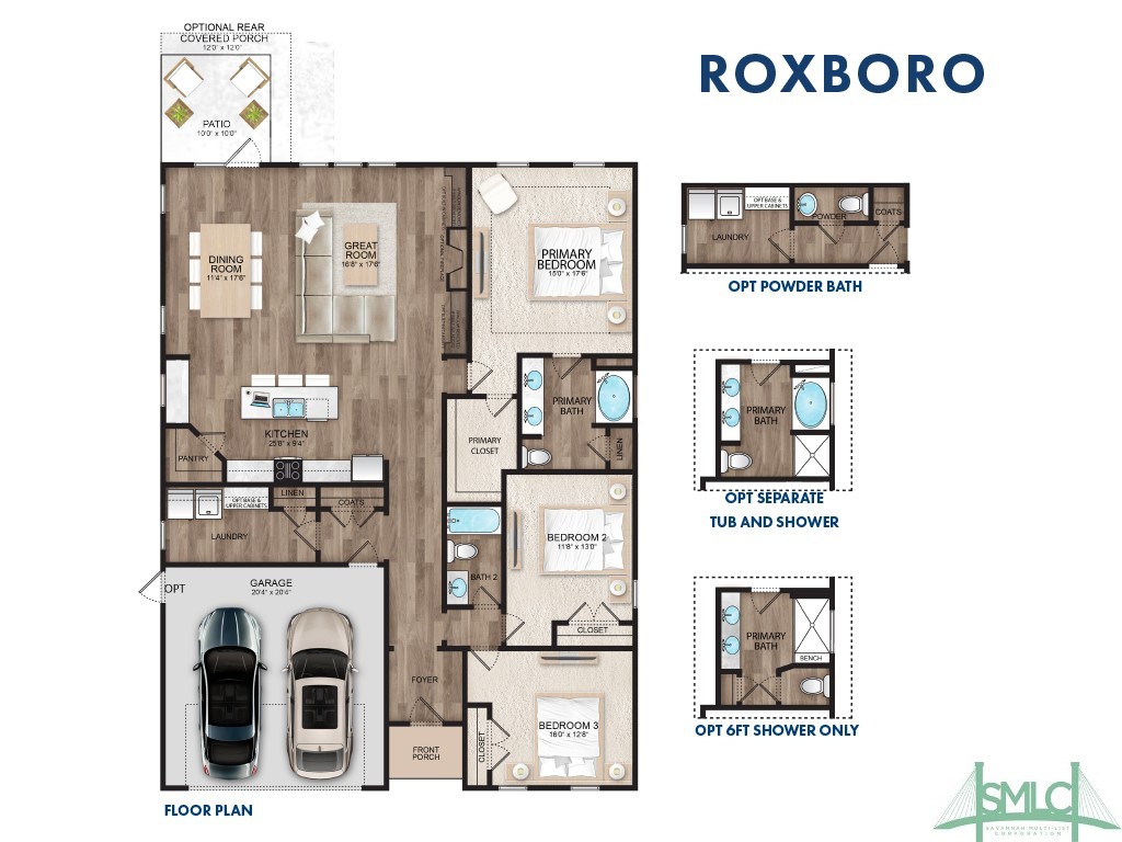 146 Como Drive Pooler, GA 31322 - Photo 22 of 23 Rendering only. Plan orientation, colors, details, dimensions and upgrades may differ in atual home.