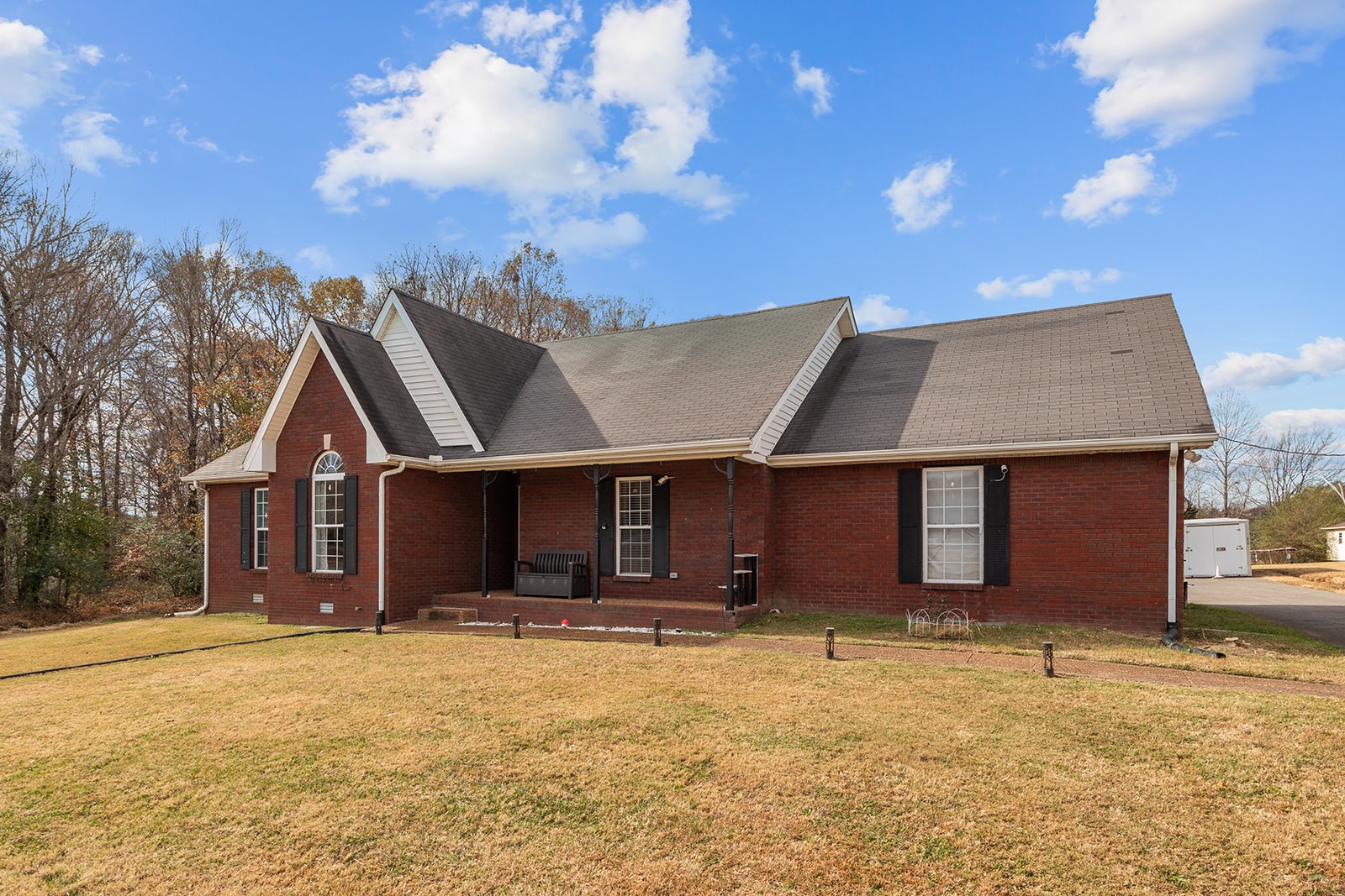 1714 West Grab Creek Road Dickson, TN 37055 - Photo 4 of 26 a front view of house with yard