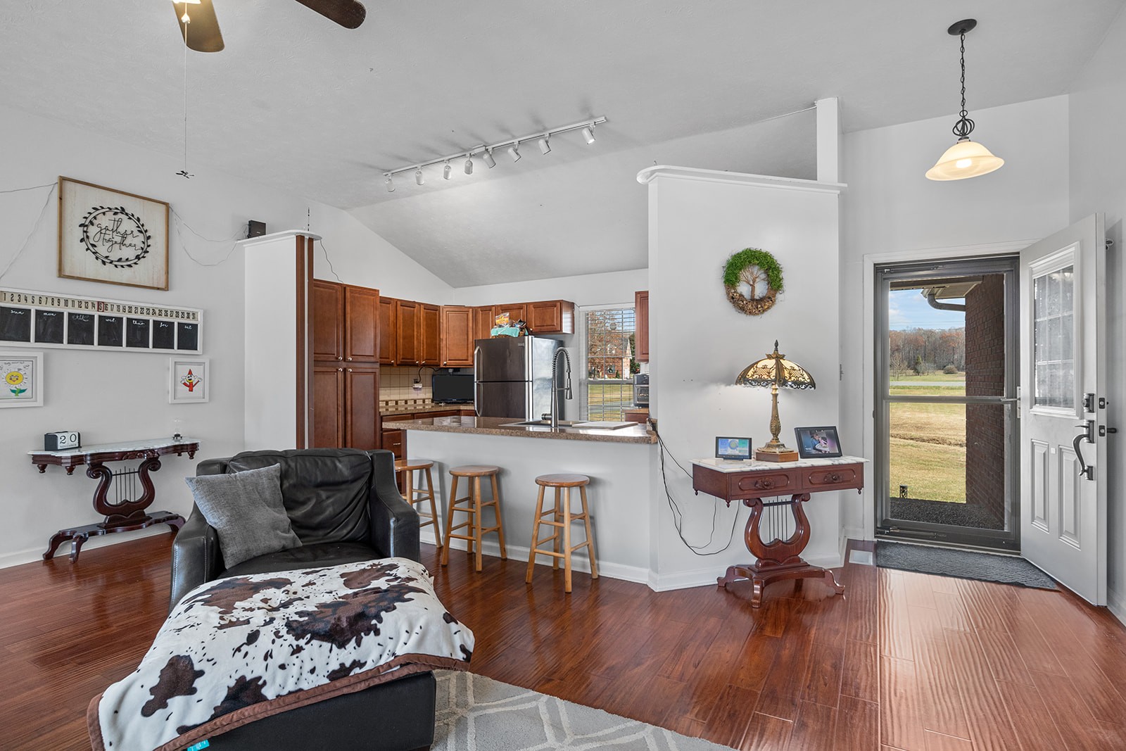1714 West Grab Creek Road Dickson, TN 37055 - Photo 7 of 26 a living room with furniture and wooden floor