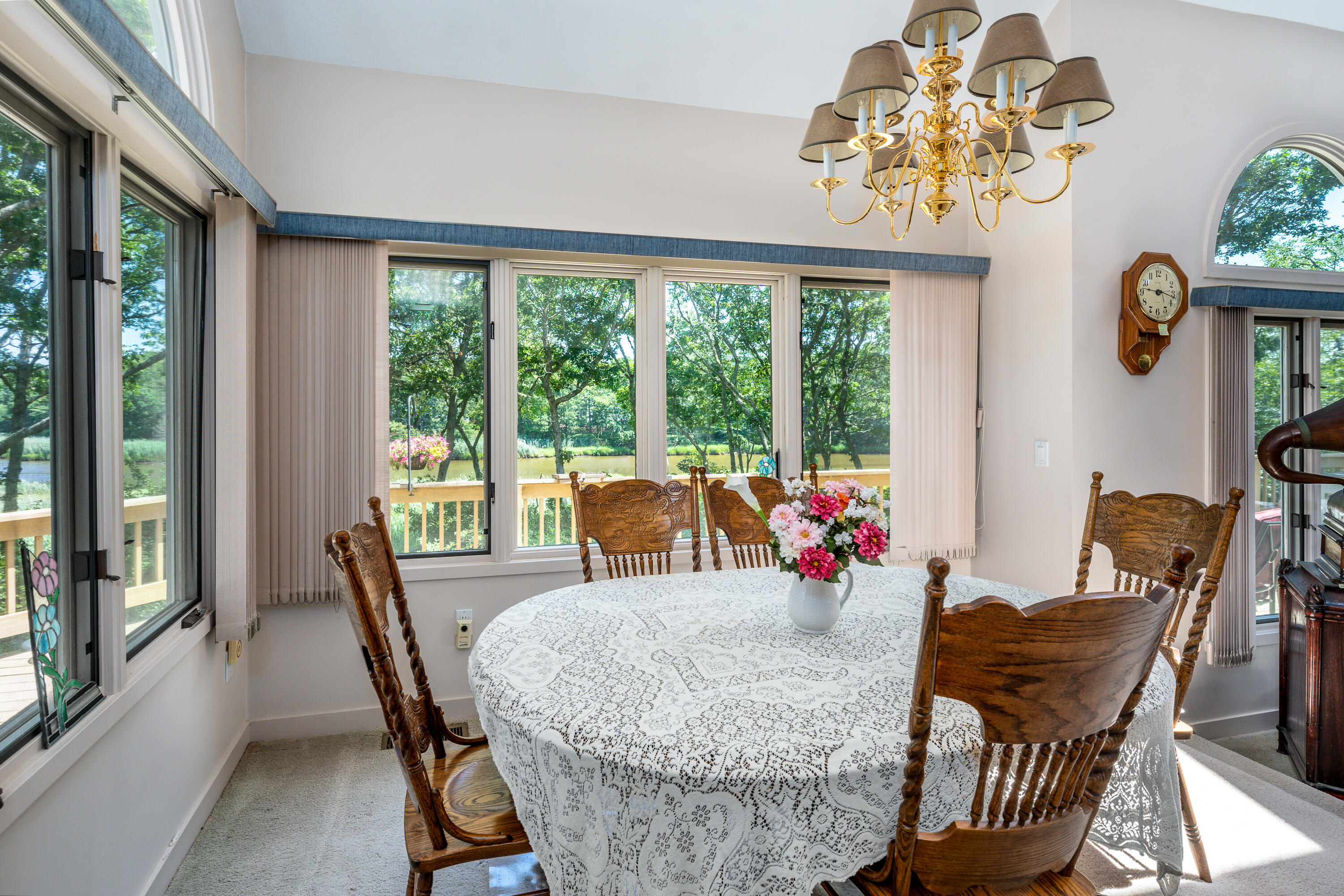 108 Waterside Drive Centerville, MA 02632 - Photo 30 of 64 a view of a dining room with furniture window and outside view