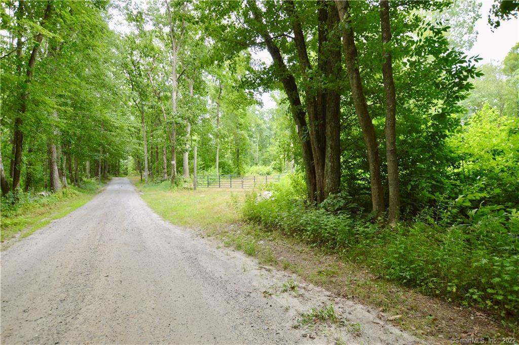 Lot #5 Horiska Road Lebanon, CT 06249 - Photo 1 of 1 Welcome to Horiska Road. Lot#5 is behind the double metal gate above right.