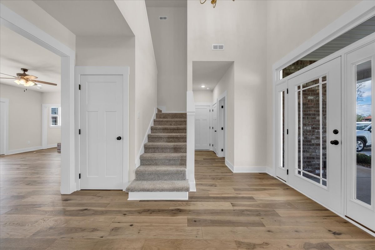 112 Riley Creek Road Tullahoma, TN 37388 - Photo 11 of 54 a view of a hallway with wooden floor and entryway