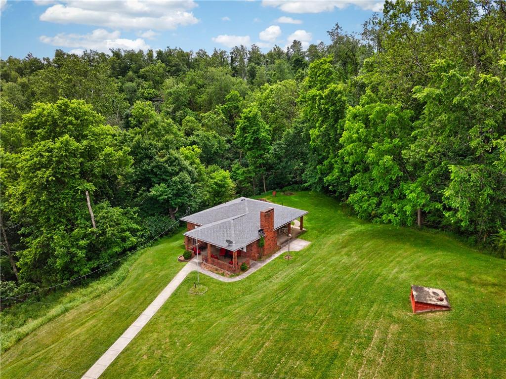 706 Taylorstown Ridge Road Taylorstown, PA 15365 - Photo 29 of 35 Drone over the Property