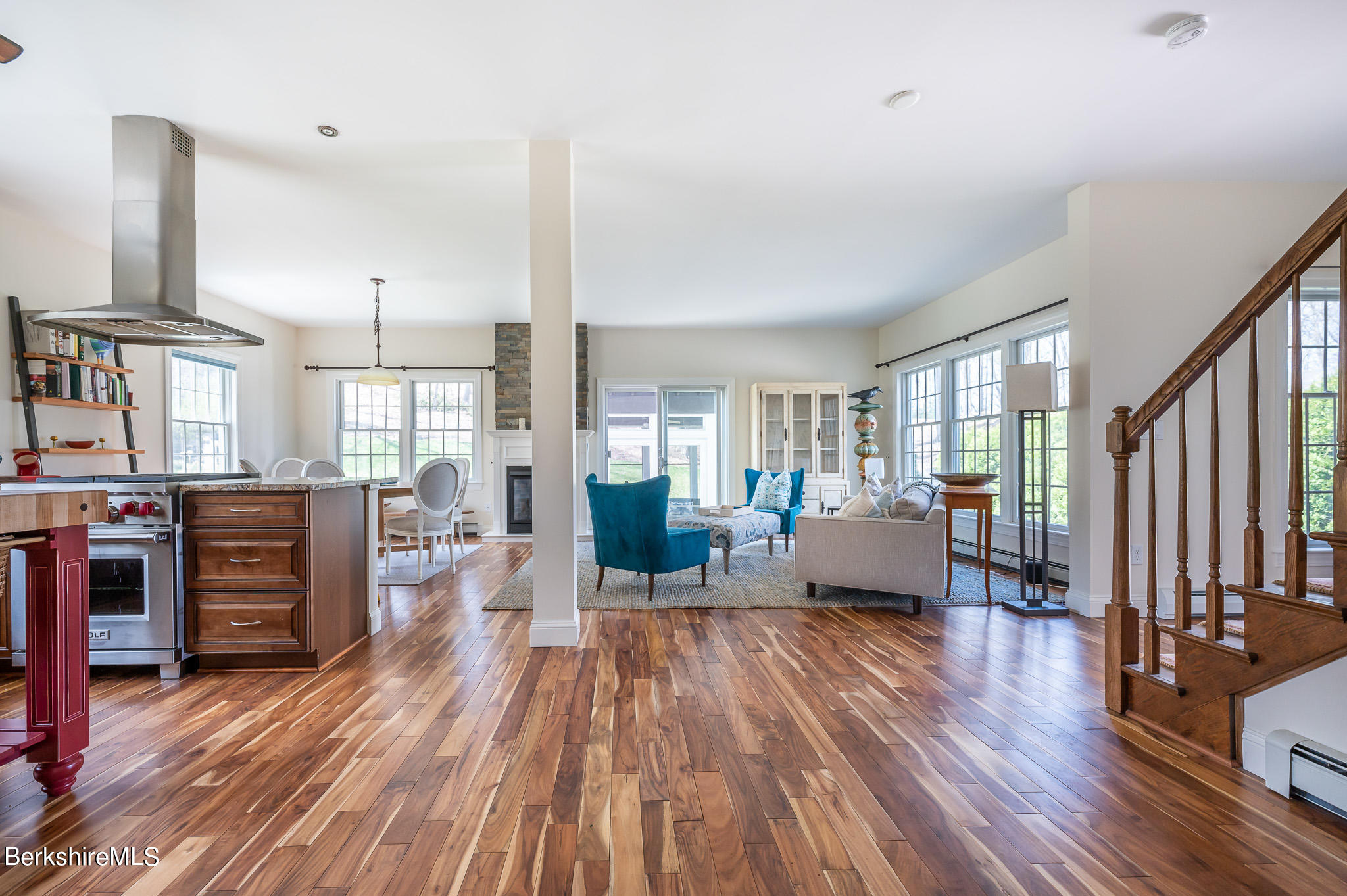 8 Castle Hill Road Stockbridge, MA 01262 - Photo 16 of 46 a living room with furniture or couch and a wooden floor