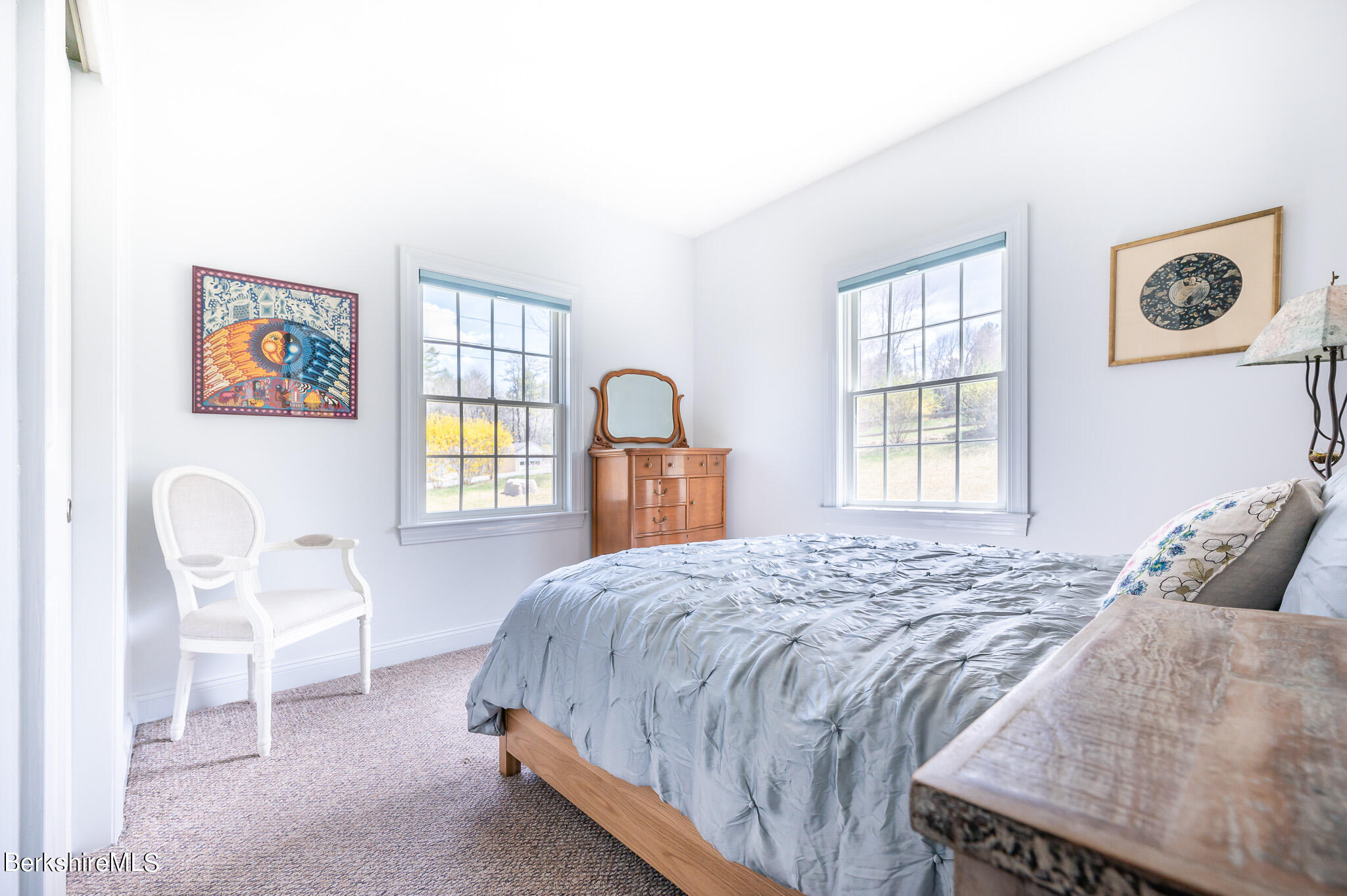 8 Castle Hill Road Stockbridge, MA 01262 - Photo 21 of 46 a bedroom with bed and a window