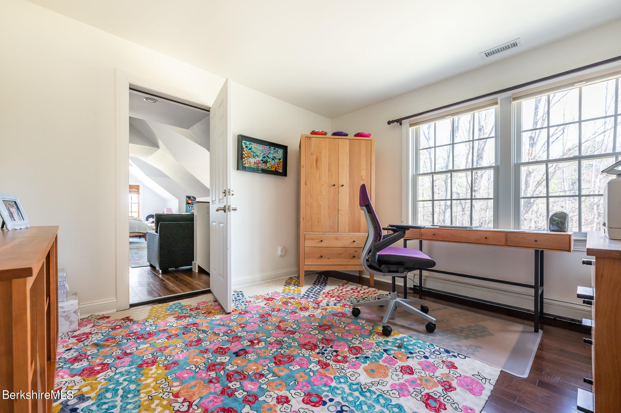 8 Castle Hill Road Stockbridge, MA 01262 - Photo 32 of 46 a bedroom with furniture and a window