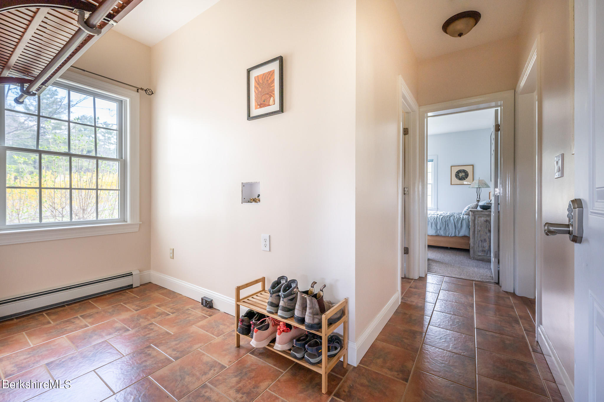 8 Castle Hill Road Stockbridge, MA 01262 - Photo 36 of 46 a room with a baby crib furniture and a window