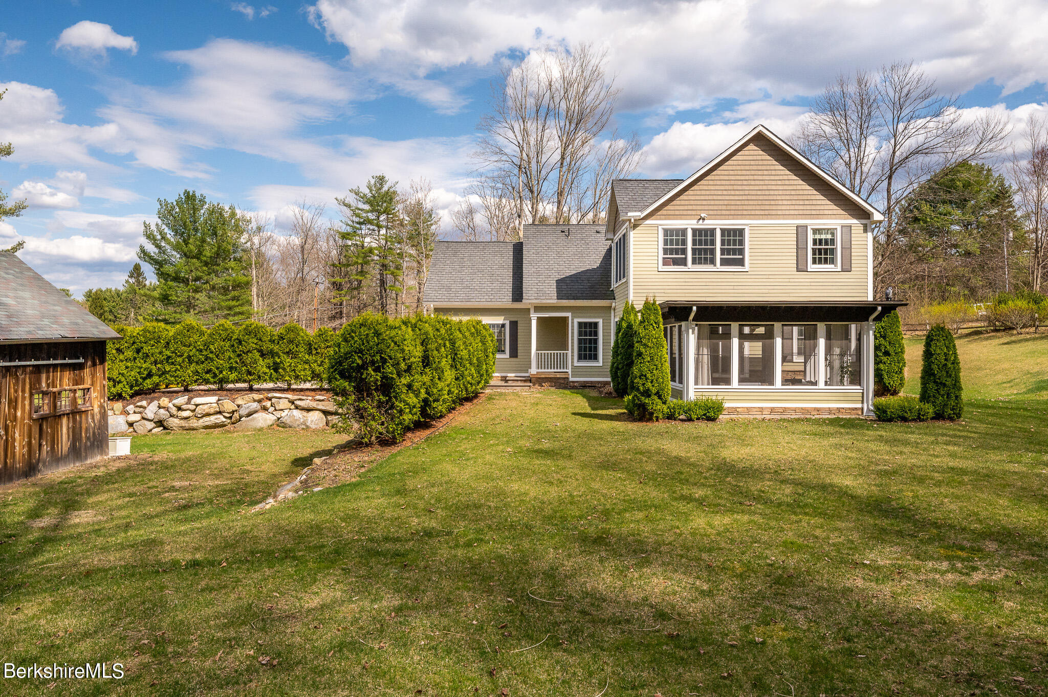 8 Castle Hill Road Stockbridge, MA 01262 - Photo 40 of 46 a view of a big yard in front of the house
