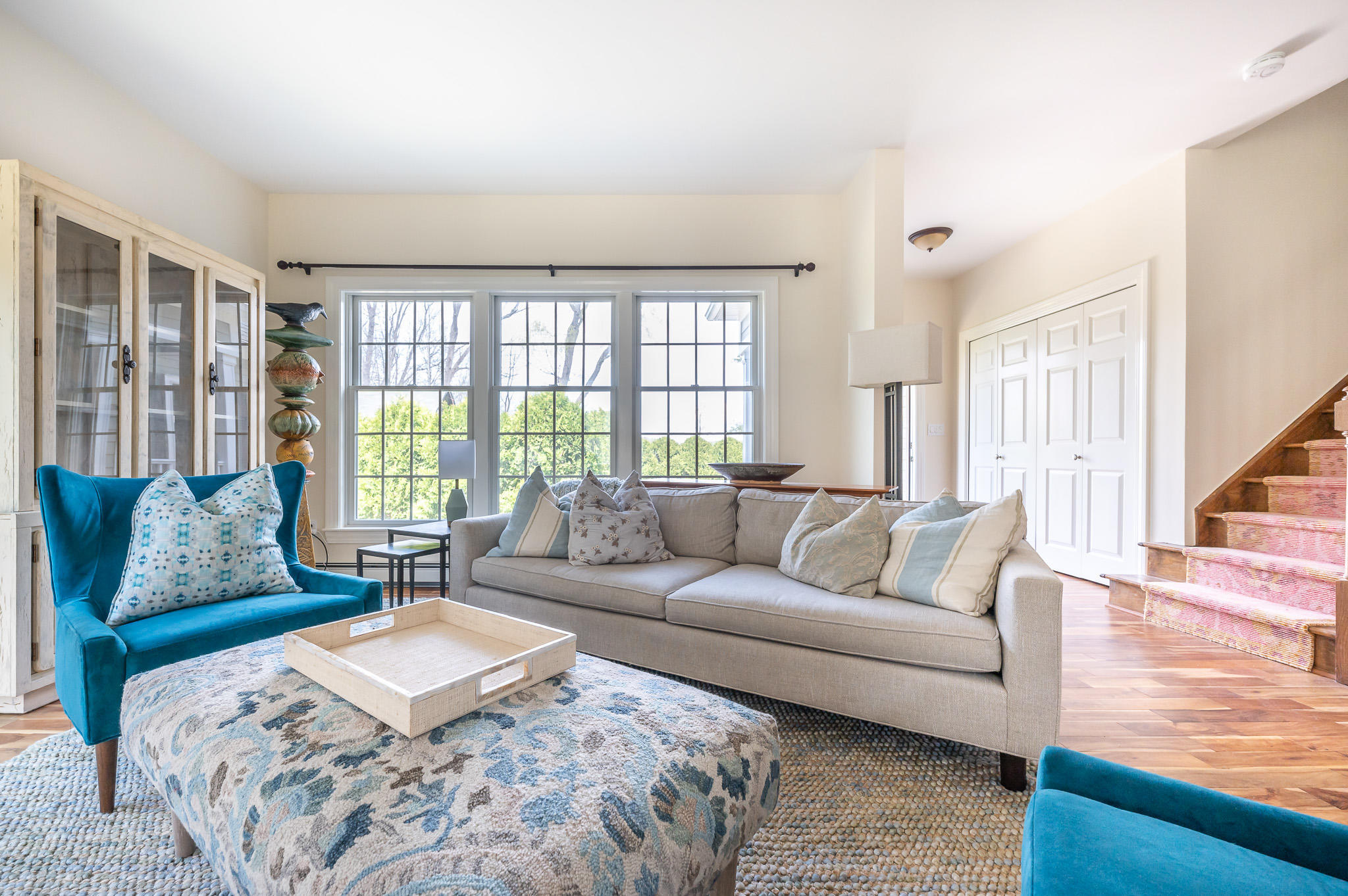 8 Castle Hill Road Stockbridge, MA 01262 - Photo 9 of 46 a living room with furniture and a large window