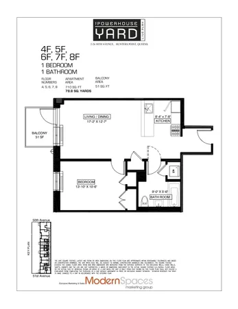 $920,000 | 2-26 50th Avenue, Unit 6F | Long Island City