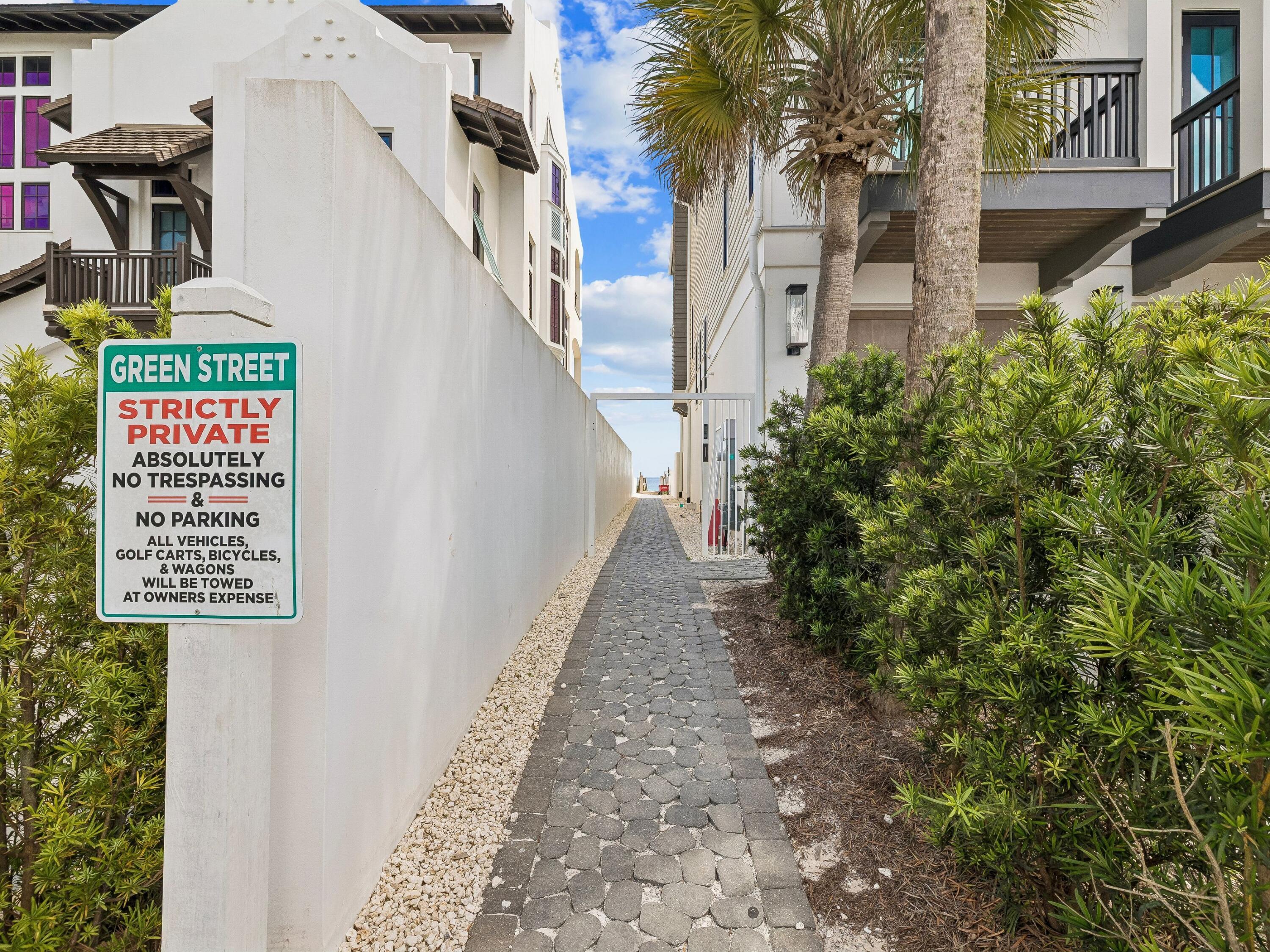 36 Green Street Inlet Beach, FL 32461 - Photo 15 of 27 a sign that is on a brick building