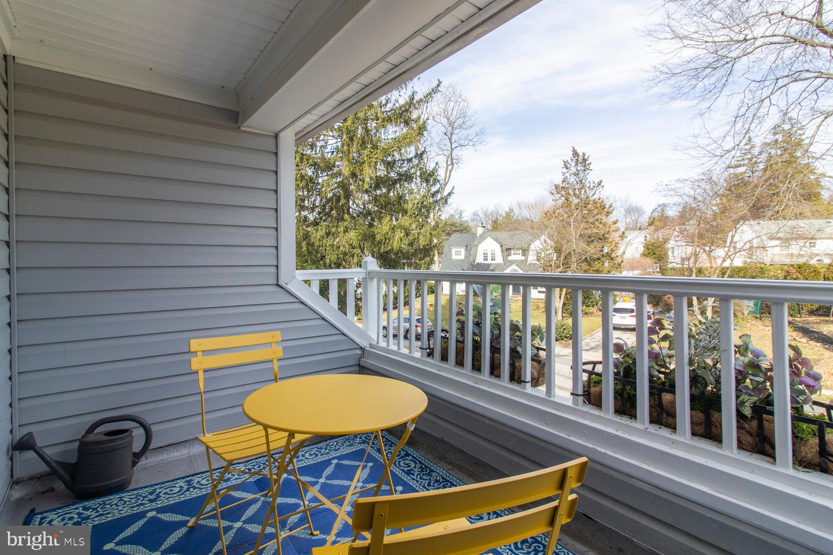 202 Stepney Place Narberth, PA 19072 - Photo 28 of 40 Small Balcony off Bedroom 4