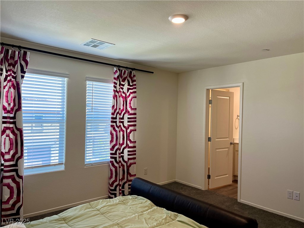 4862 Orchid Rdg Avenue Las Vegas, NV 89141 - Photo 20 of 48 Primary bed w/ceiling light, blinds & curtains, carpet & walk in closet.