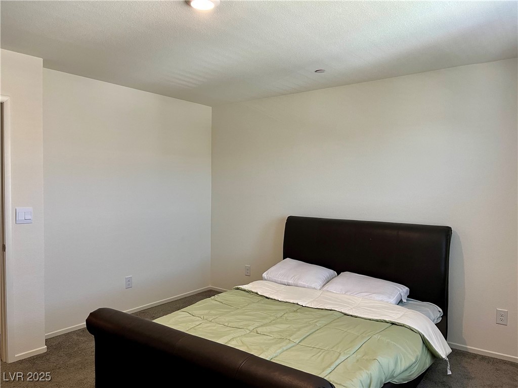 4862 Orchid Rdg Avenue Las Vegas, NV 89141 - Photo 22 of 48 Primary bed w/ceiling light, blinds & curtains, carpet & walk in closet.