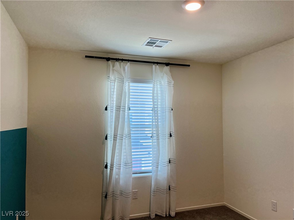 4862 Orchid Rdg Avenue Las Vegas, NV 89141 - Photo 29 of 48 Bed 2 w/ceiling light, carpet, blinds & curtains.