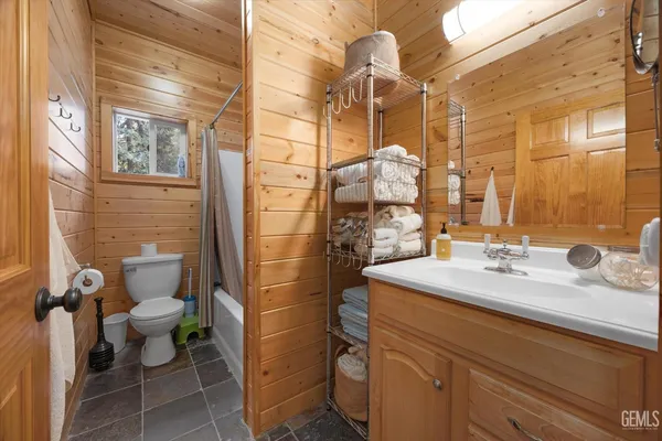 a bathroom with a toilet and a bathtub