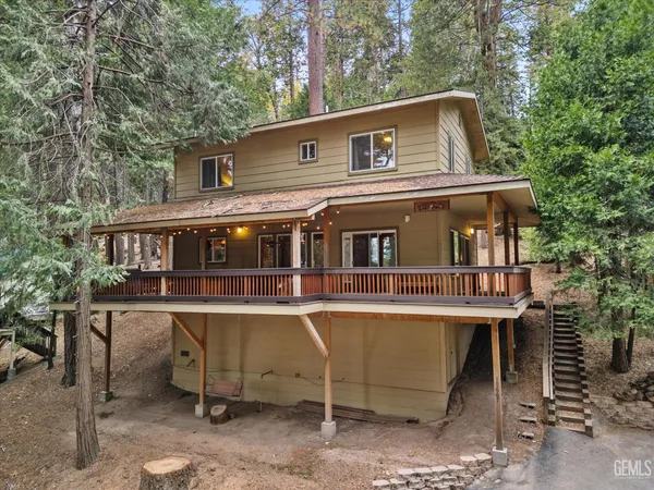 a front view of a house with a porch