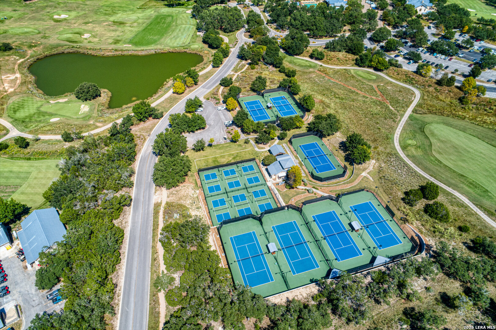 12 Ledgestone Place Boerne, TX 78006 - Photo 15 of 18 an aerial view of a swimming pool and outdoor space