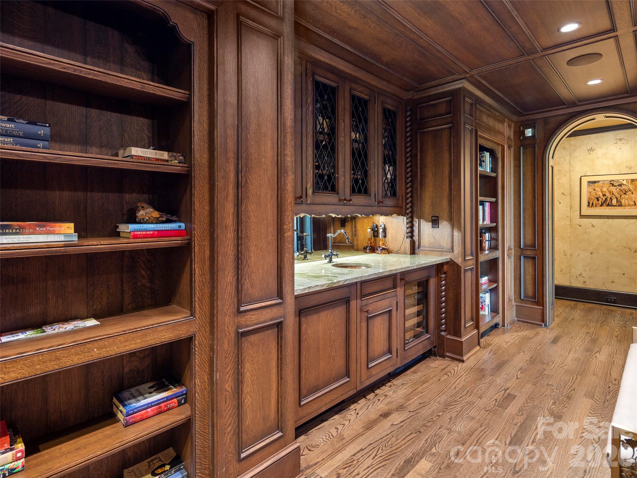 1929 Tree View Trail Arden, NC 28704 - Photo 40 of 48 a kitchen with a refrigerator and cabinets