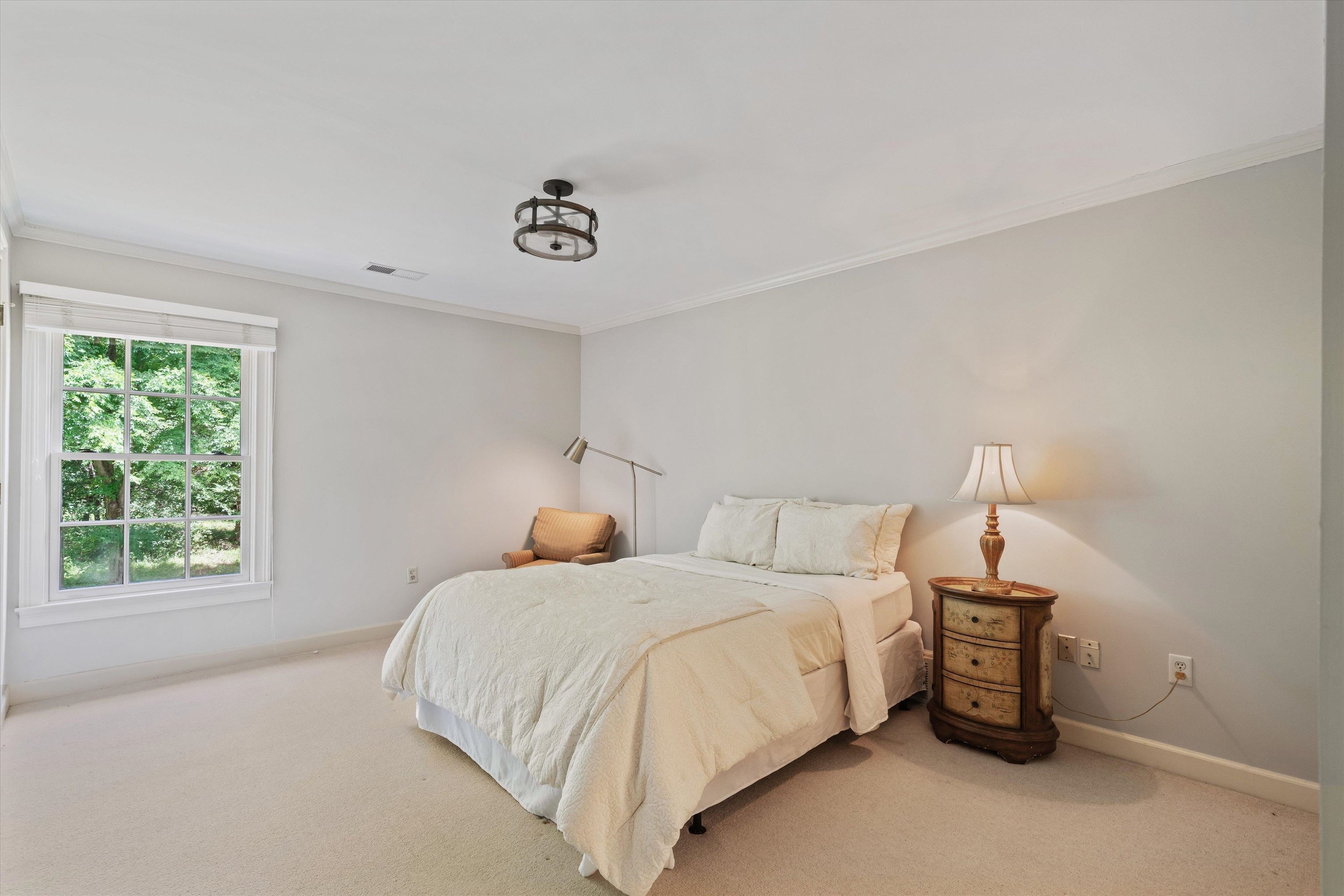 8897 Forest Ridge Cove Memphis, TN 38018 - Photo 22 of 35 Bedroom featuring ornamental molding and light carpet