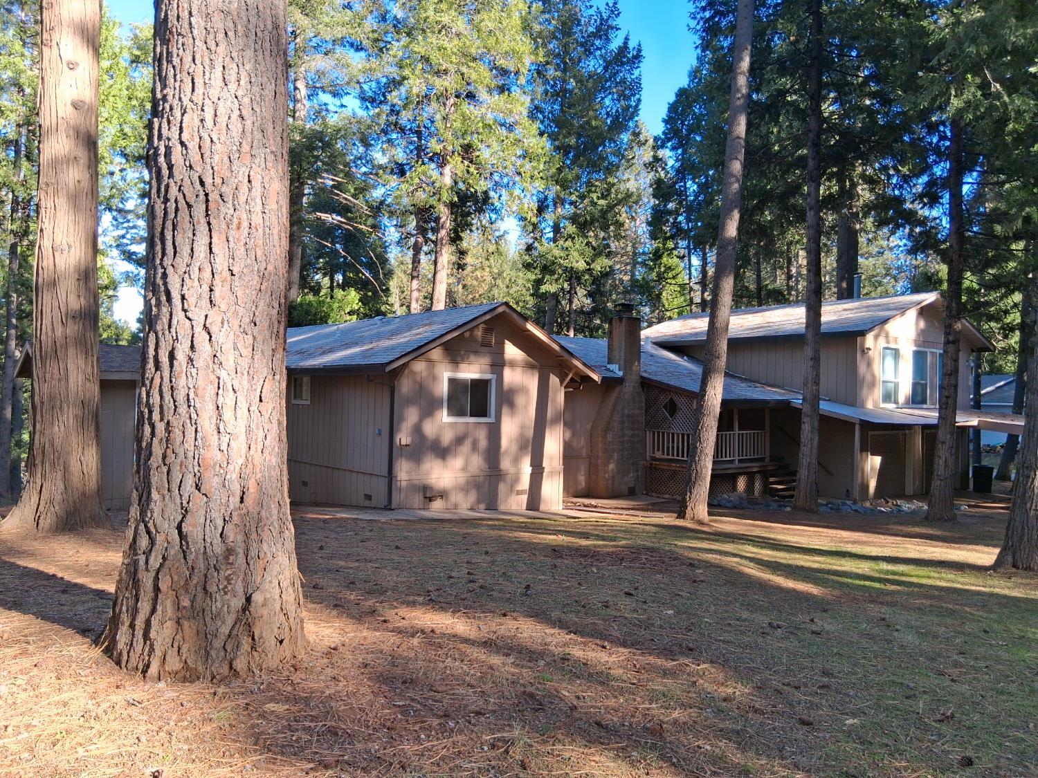 27565 Tiger Creek Road Pioneer, CA 95666 - Photo 29 of 29 a house with trees in front of it