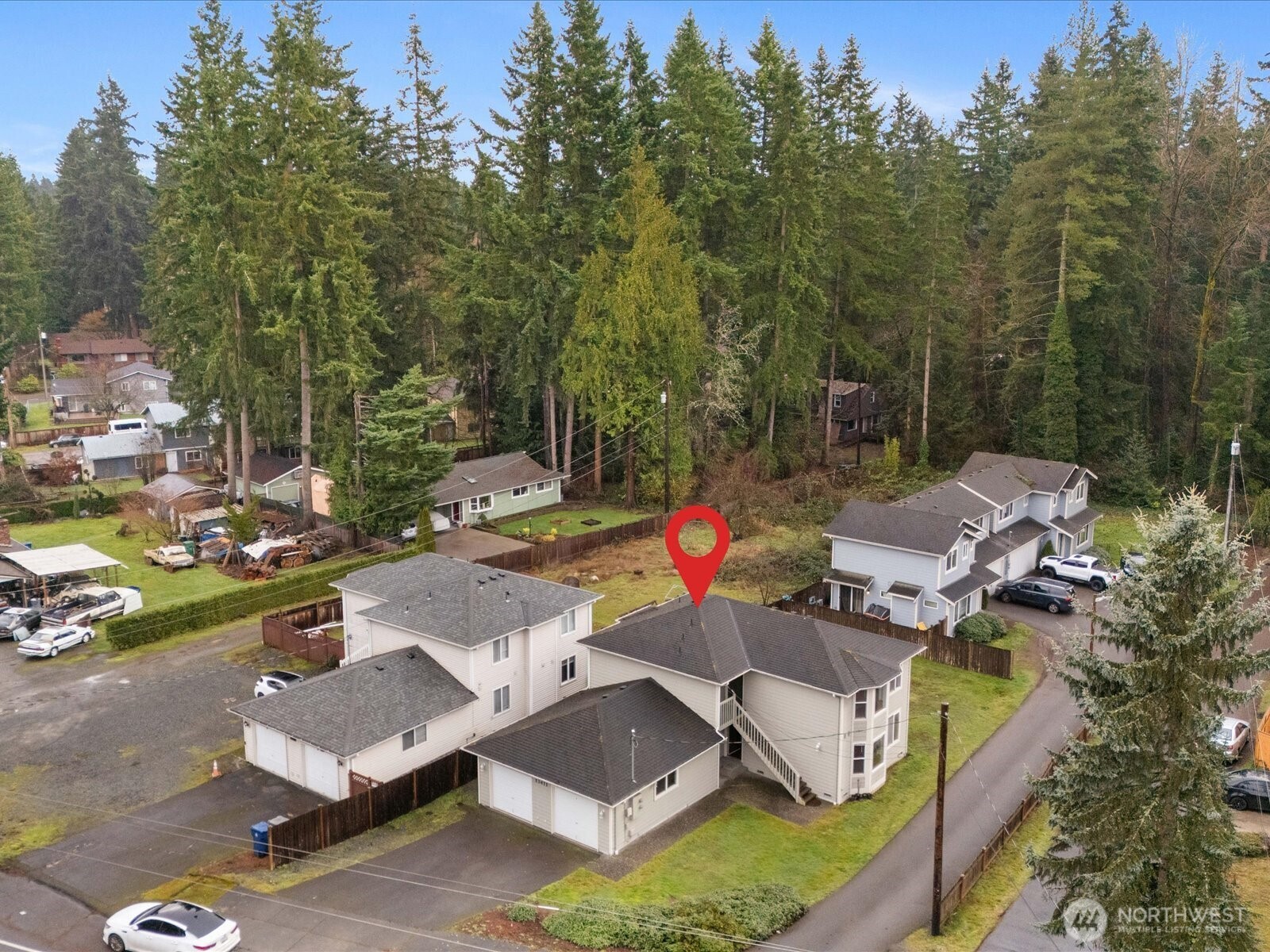 13411 Meadow Road Everett, WA 98208 - Photo 40 of 40 an aerial view of a house with swimming pool and sitting area