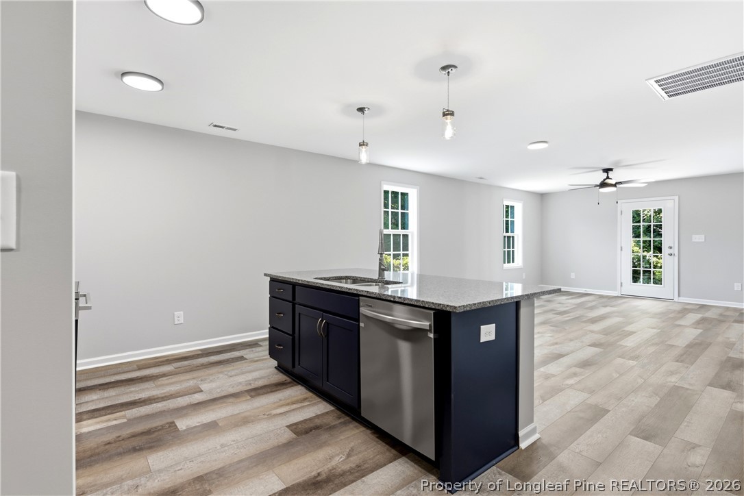 2629 Dumbarton Road Fayetteville, NC 28306 - Photo 7 of 48 Nice size island for extra seating in kitchen