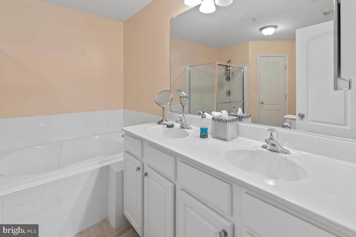 112 Featherstone Place Frederick, MD 21702 - Photo 16 of 27 Master bath with plenty of storage.