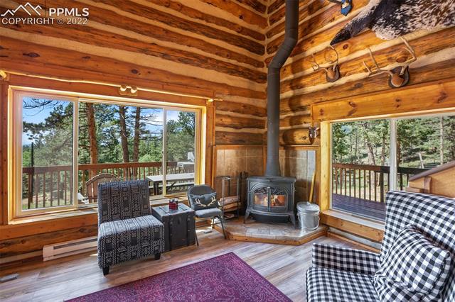 258 Wahsatch Road Florissant, CO 80816 - Photo 12 of 31 Living room, main level.