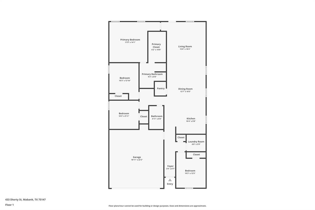 433 Shorty Street Mabank, TX 75147 - Photo 21 of 21 Plan