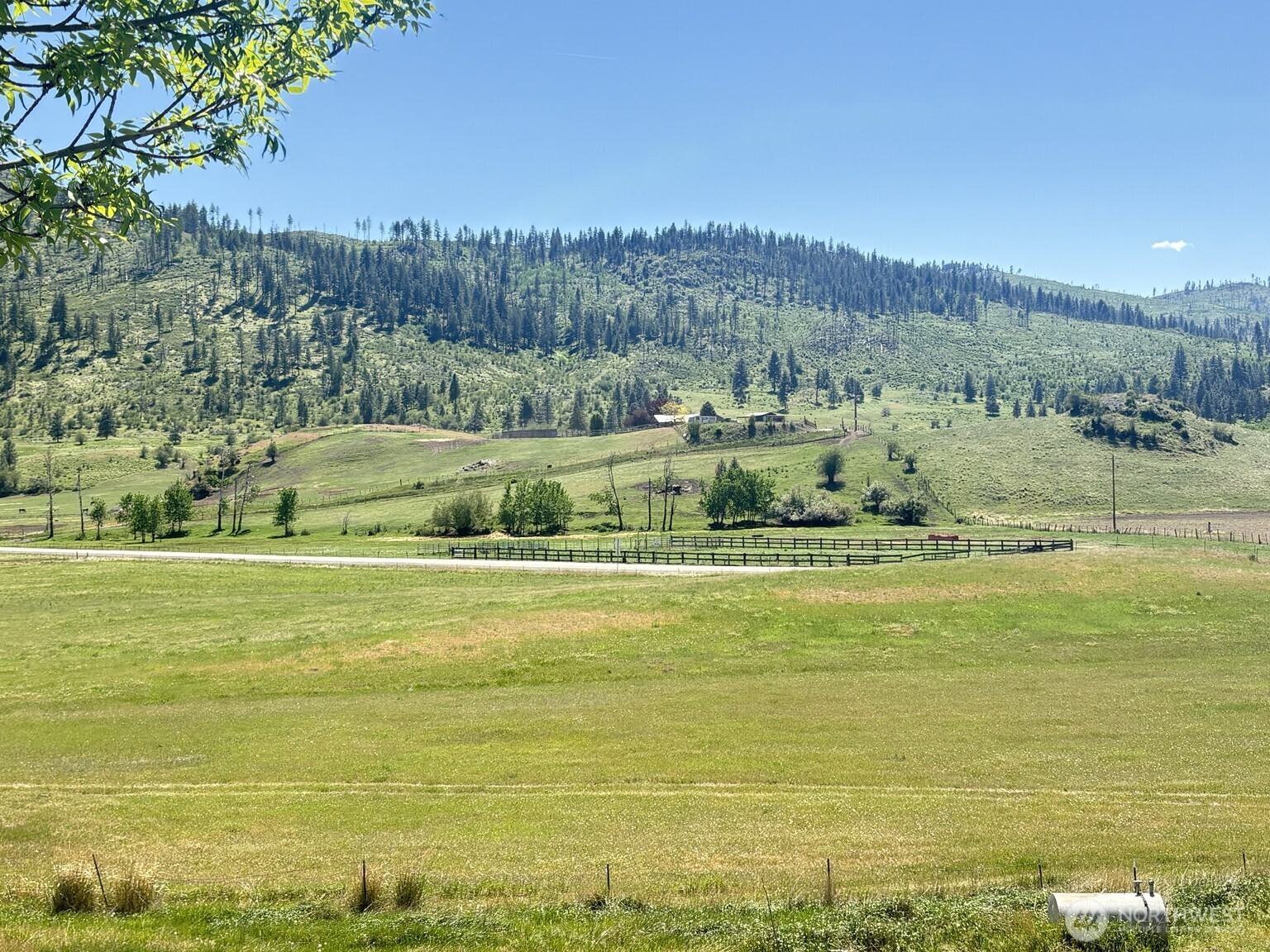 492 Pine Creek Road Tonasket, WA 98855 - Photo 29 of 37 a view of a lake with a mountain