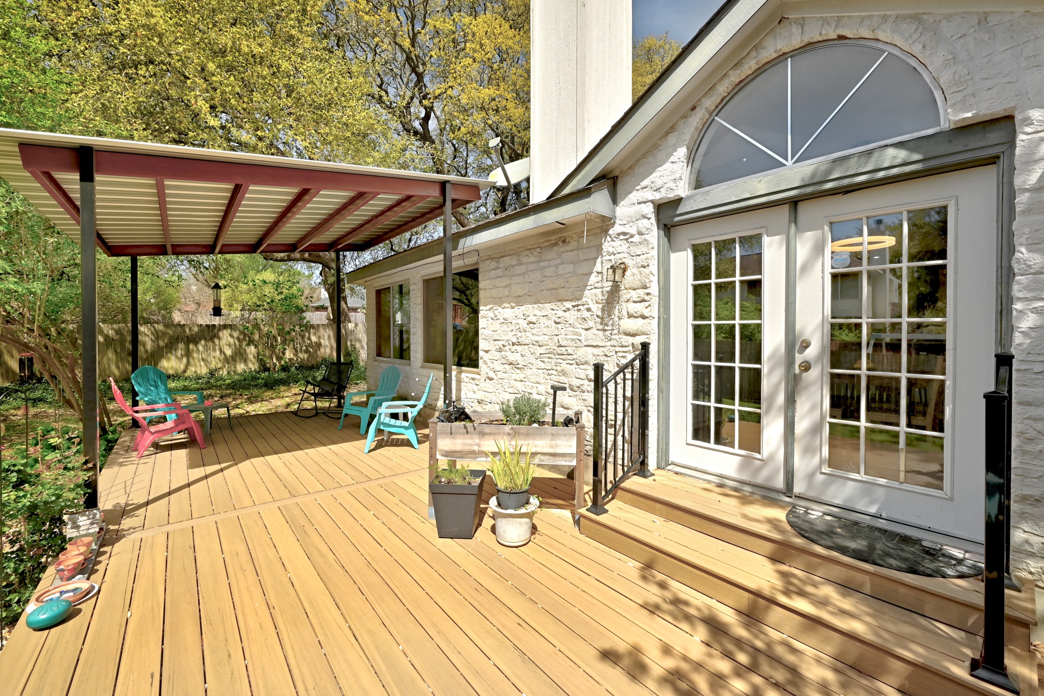 10803 Pinkney Lane Austin, TX 78739 - Photo 32 of 38 Deck featuring french doors