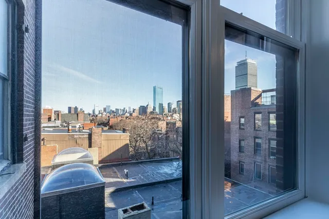 a bedroom with a bed