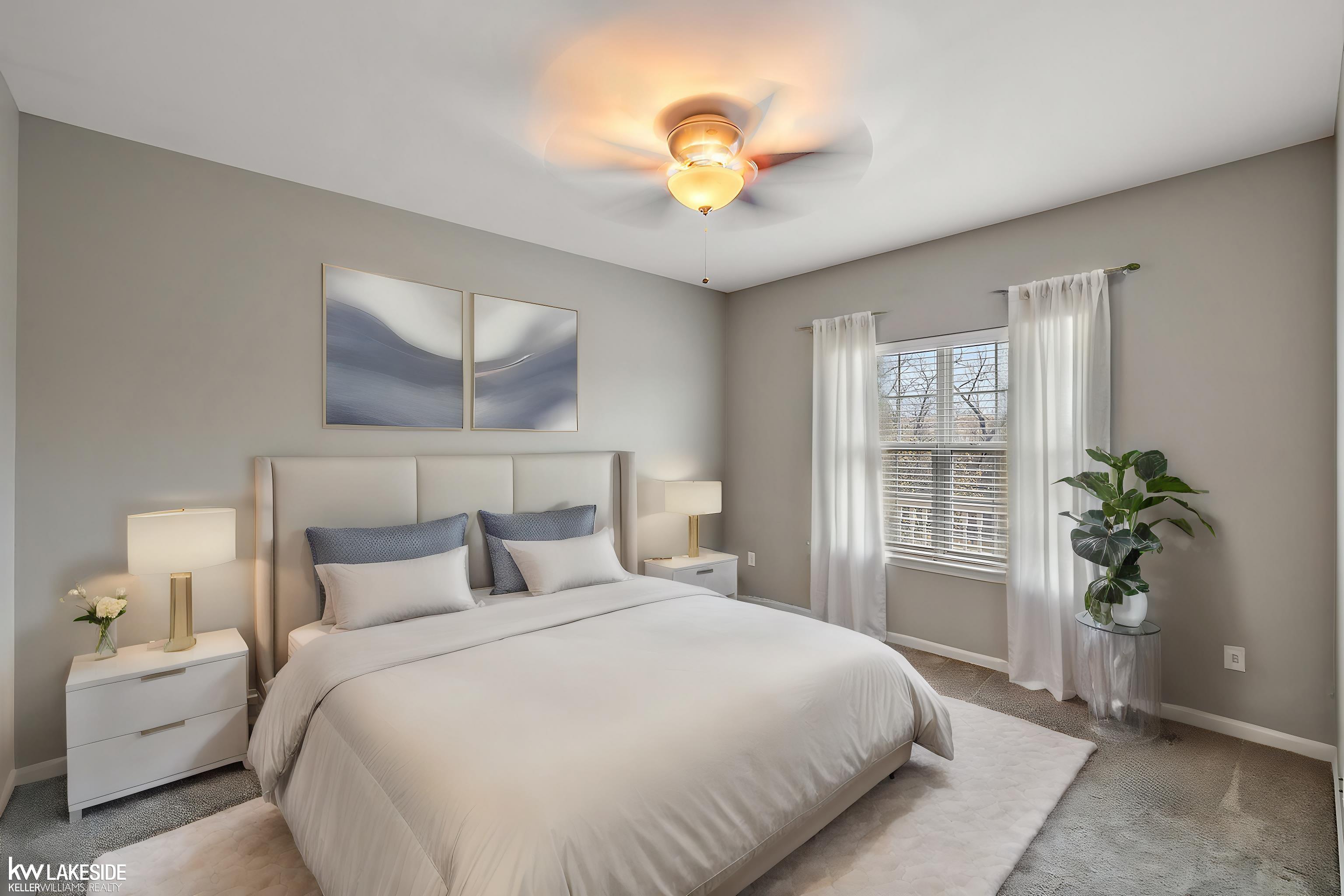 Main floor primary suite