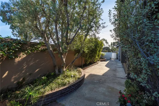 a view of empty room with wooden floor and windows