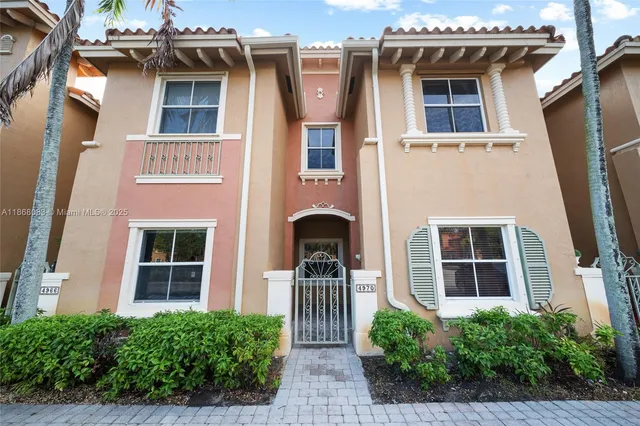 a front view of a multi story residential apartment building