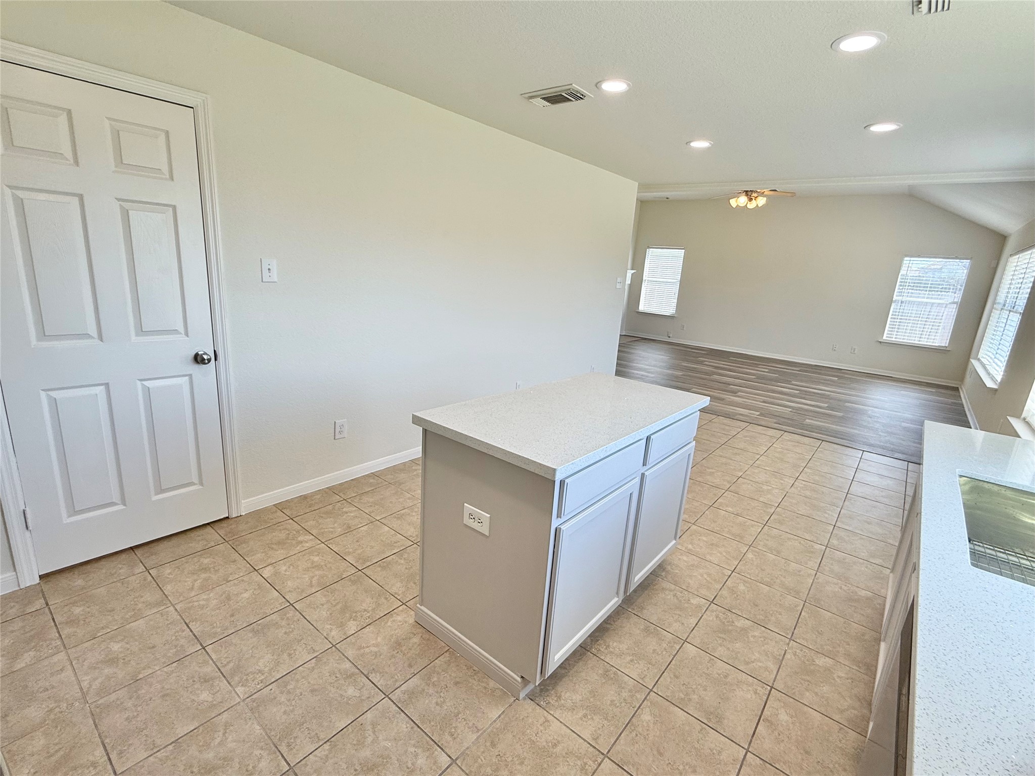 3430 Falcon Trail Court Spring, TX 77373 - Photo 12 of 31 Another view from the kitchen, with access to a spacious walk-in pantry and utility room.