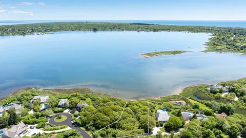 a view of a lake with a lake