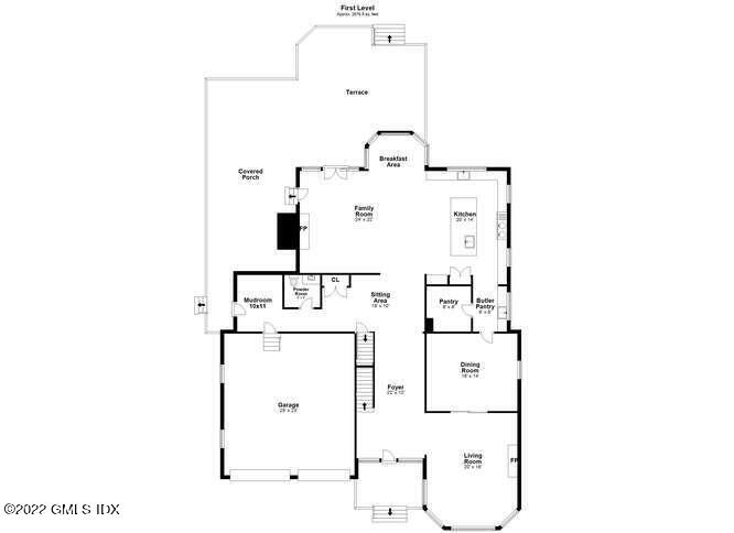 26 Hendrie Avenue Riverside, CT 06878 - Photo 34 of 37 a picture of floor plan