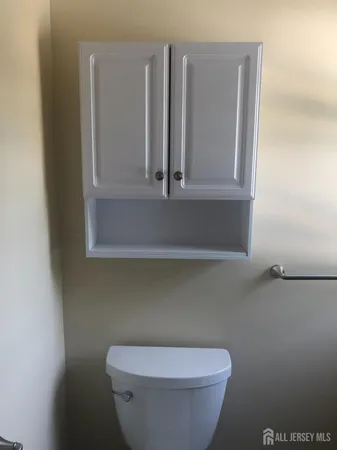 a bathroom with a toilet