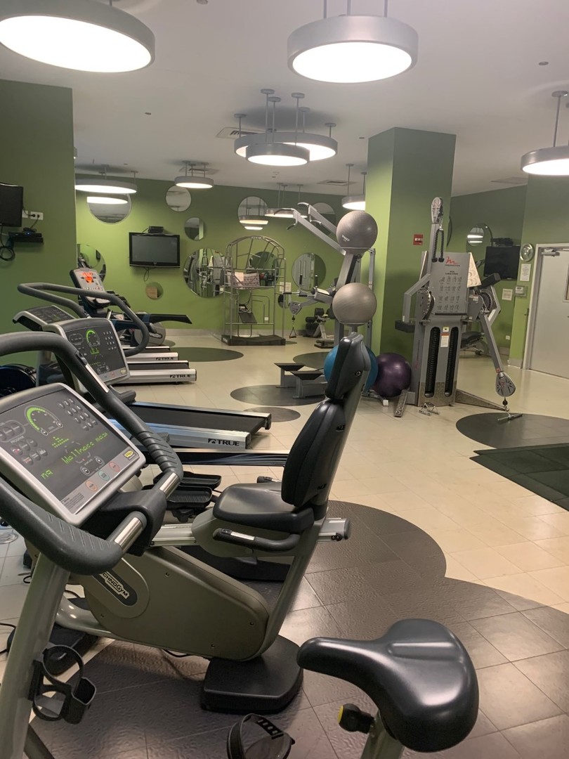 123 South Green Street, Unit 208B Chicago, IL 60607 - Photo 14 of 17 a room with gym equipment