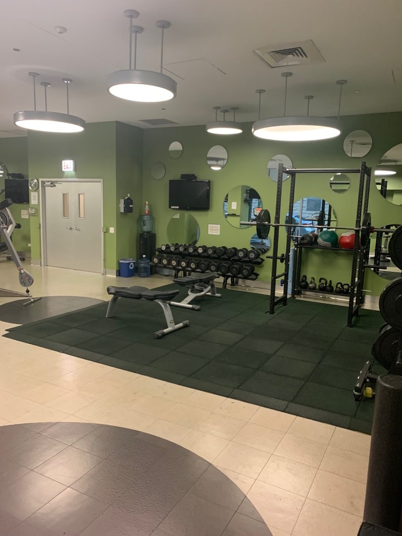 123 South Green Street, Unit 208B Chicago, IL 60607 - Photo 15 of 17 a view of a room with gym equipment