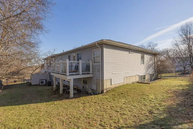 a house view with a outdoor space