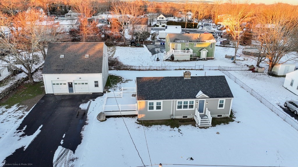 5 Harvard Street Fairhaven, MA 02719 - Photo 27 of 29 an aerial view of a house with a yard